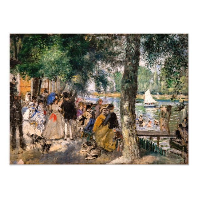 Pierre-Auguste Renoir - Bathing on the Seine Photo Print (Front)