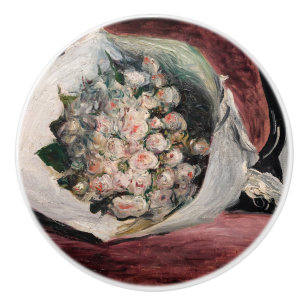 Pierre-Auguste Renoir - Bouquet in a Box Ceramic Knob
