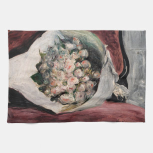 Pierre-Auguste Renoir - Bouquet in a Box Kitchen Towel