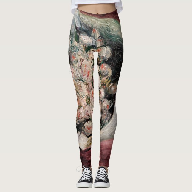 Pierre-Auguste Renoir - Bouquet in a Box Leggings (Front)