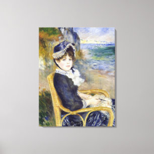 Pierre-Auguste Renoir - By the Seashore Canvas Print