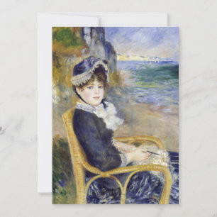 Pierre-Auguste Renoir - By the Seashore Invitation