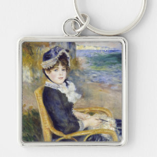 Pierre-Auguste Renoir - By the Seashore Keychain