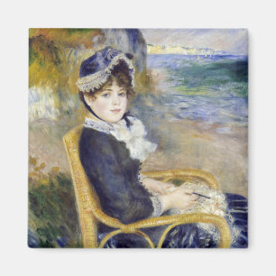 Pierre-Auguste Renoir - By the Seashore Magnet