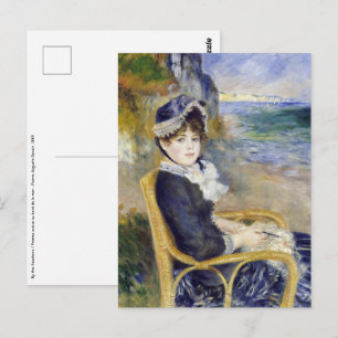 Pierre-Auguste Renoir - By the Seashore Postcard