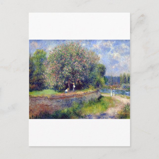 Pierre-Auguste Renoir Chestnut Tree Postcard (Front)