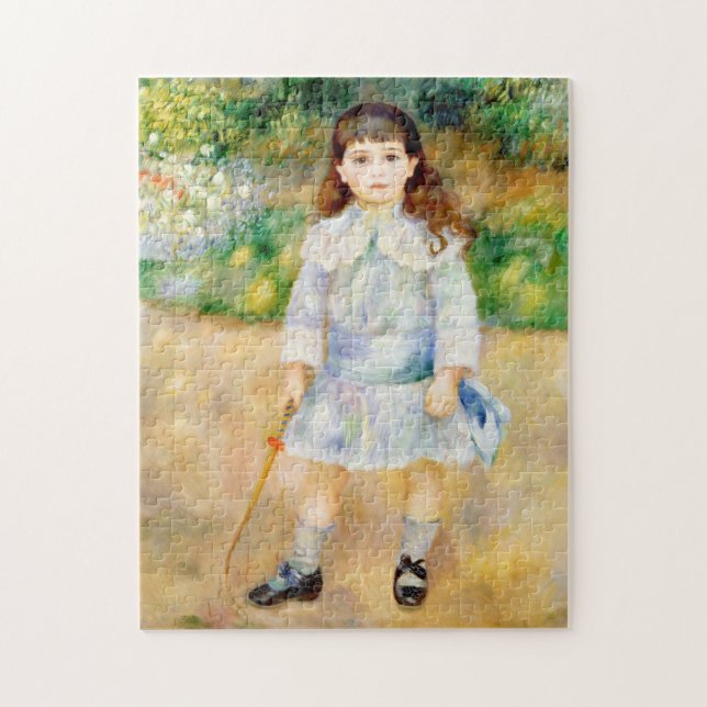 Pierre-Auguste Renoir - Child with a whip Jigsaw Puzzle (Vertical)