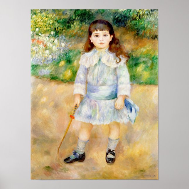 Pierre-Auguste Renoir - Child with a whip Poster (Front)