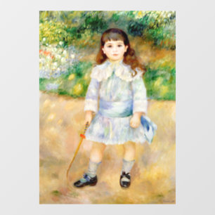 Pierre-Auguste Renoir - Child with a whip Window Cling