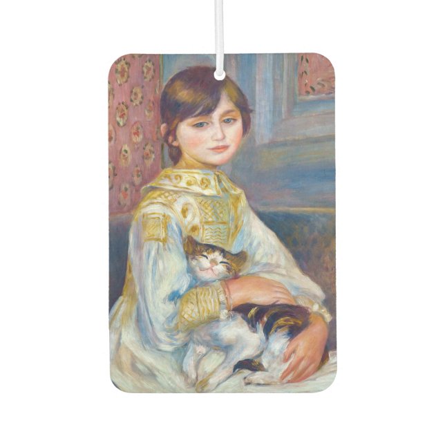 Pierre-Auguste Renoir - Child with Cat Air Freshener (Front)
