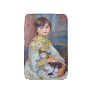 Pierre-Auguste Renoir - Child with Cat Bath Mat