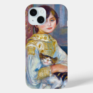 Pierre-Auguste Renoir - Child with Cat iPhone 15 Case