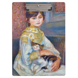 Pierre-Auguste Renoir - Child with Cat Clipboard