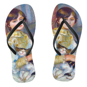 Pierre-Auguste Renoir - Child with Cat Flip Flops