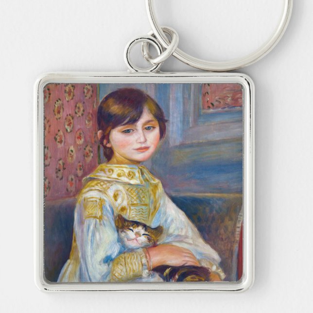 Pierre-Auguste Renoir - Child with Cat Keychain (Front)