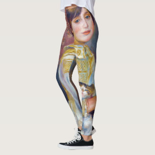 Pierre-Auguste Renoir - Child with Cat Leggings