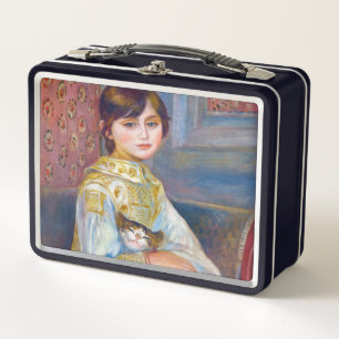 Pierre-Auguste Renoir - Child with Cat Metal Lunch Box