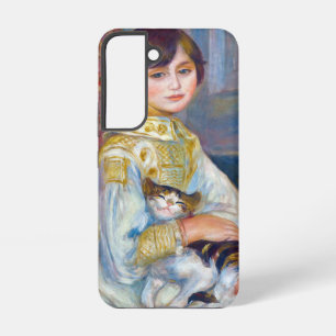Pierre-Auguste Renoir - Child with Cat Samsung Galaxy Case