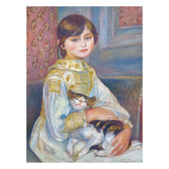 Pierre-Auguste Renoir - Child with Cat Tablecloth (Front)