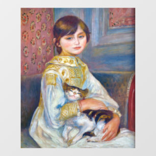 Pierre-Auguste Renoir - Child with Cat Window Cling