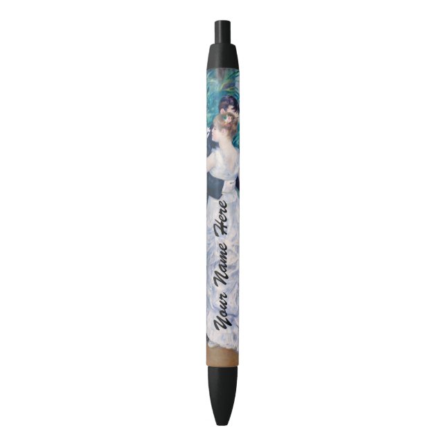 Pierre-Auguste Renoir - City Dance Black Ink Pen (Front Vertical)
