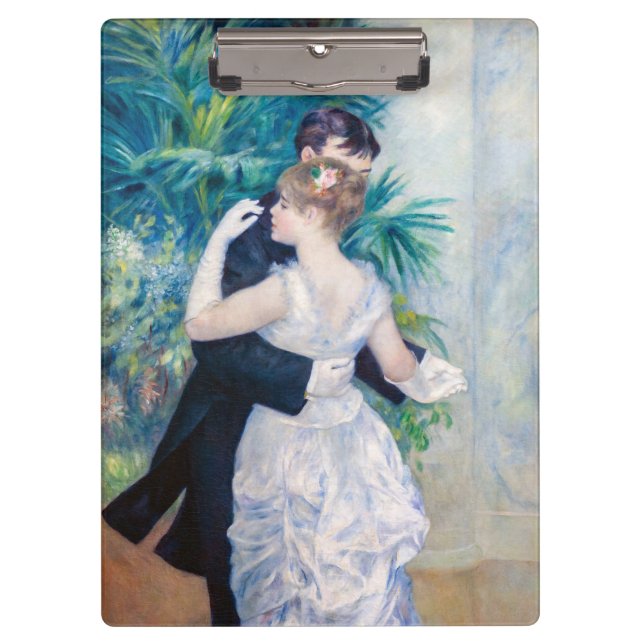 Pierre-Auguste Renoir - City Dance Clipboard (Front)