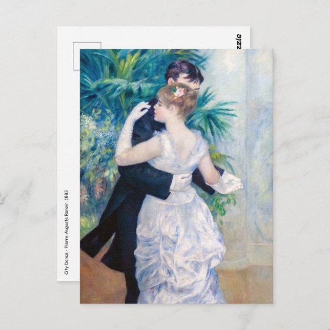 Pierre-Auguste Renoir - City Dance Postcard (Front/Back)