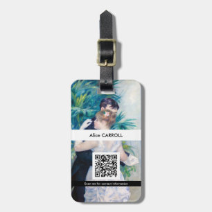Pierre-Auguste Renoir - City Dance - QR Code Luggage Tag