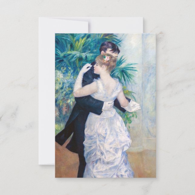 Pierre-Auguste Renoir - City Dance Thank You Card (Front)