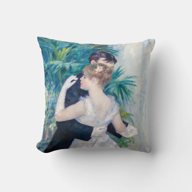 Pierre-Auguste Renoir - City Dance Throw Pillow (Front)