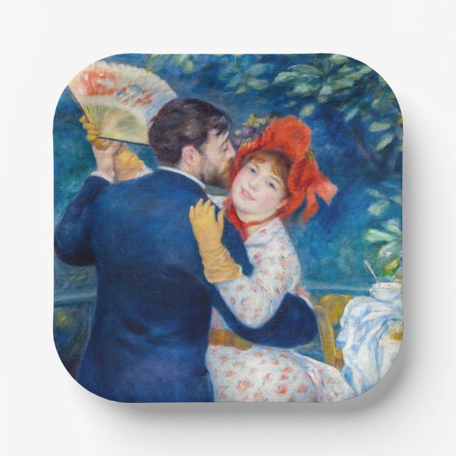 Pierre-Auguste Renoir - Country Dance Paper Plate (Front)
