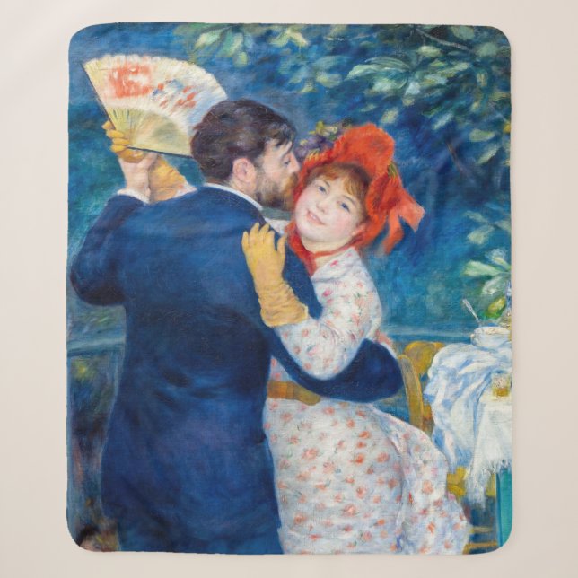 Pierre-Auguste Renoir - Country Dance Sherpa Blanket (Front)