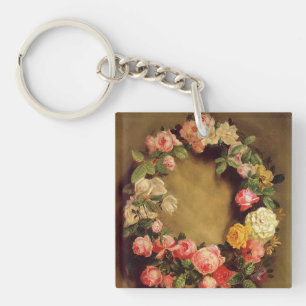 Pierre-Auguste Renoir - Crown of Roses Keychain