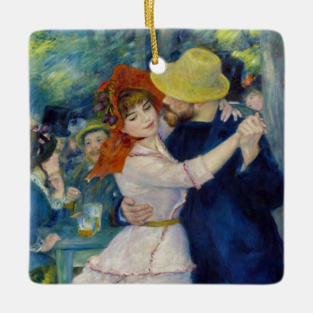 Pierre-Auguste Renoir - Dance at Bougival Ceramic Ornament (Front)