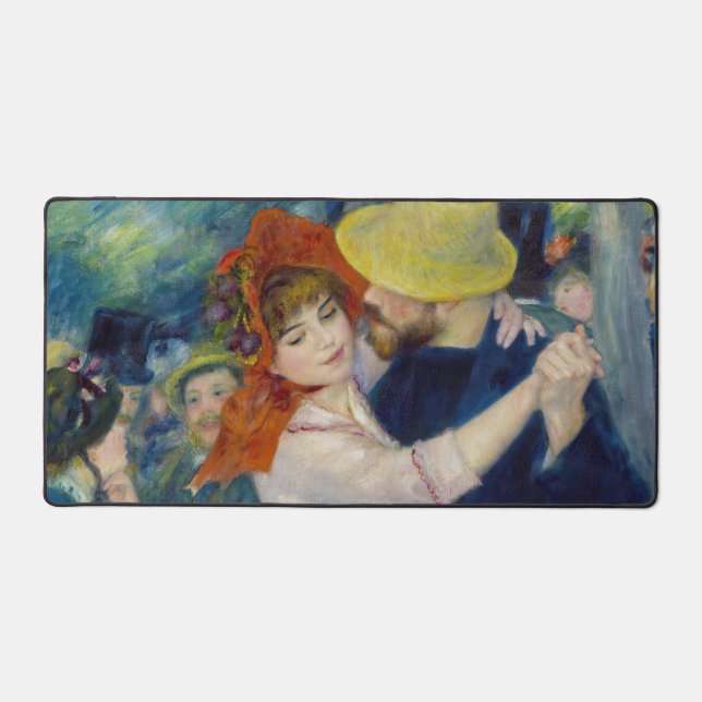 Pierre-Auguste Renoir - Dance at Bougival Desk Mat (Front)