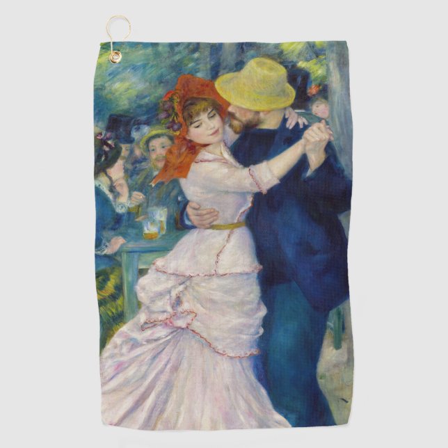 Pierre-Auguste Renoir - Dance at Bougival Golf Towel (Front)