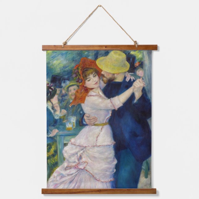 Pierre-Auguste Renoir - Dance at Bougival Hanging Tapestry (Front)