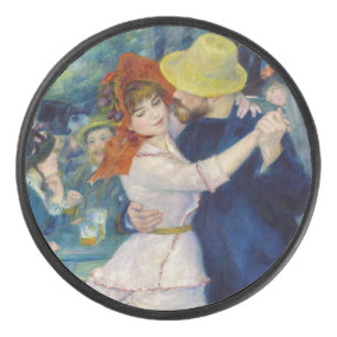 Pierre-Auguste Renoir - Dance at Bougival Hockey Puck