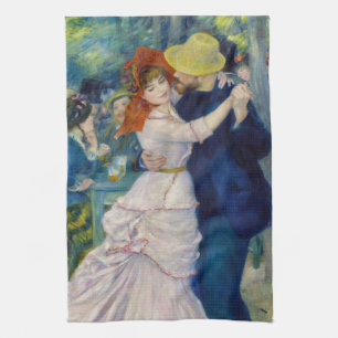Pierre-Auguste Renoir - Dance at Bougival Kitchen Towel
