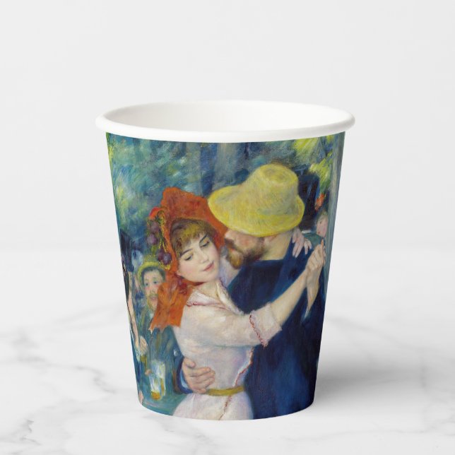 Pierre-Auguste Renoir - Dance at Bougival Paper Cups (Front)