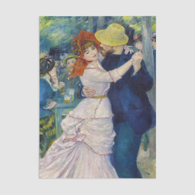 Pierre-Auguste Renoir - Dance at Bougival Tissue Paper (Creator Uploaded)