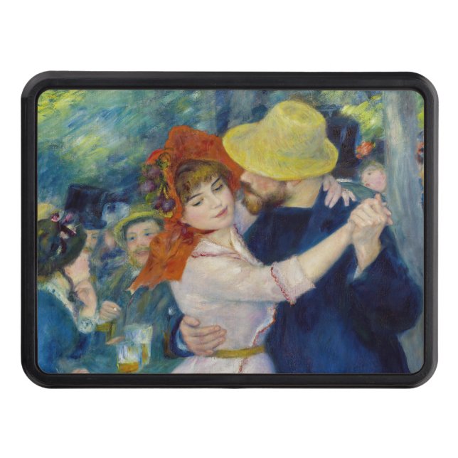 Pierre-Auguste Renoir - Dance at Bougival Trailer Hitch Cover (Front)