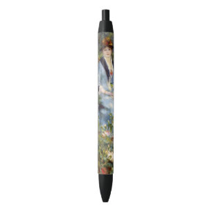 Pierre-Auguste Renoir - Dans les Roses    Black Ink Pen