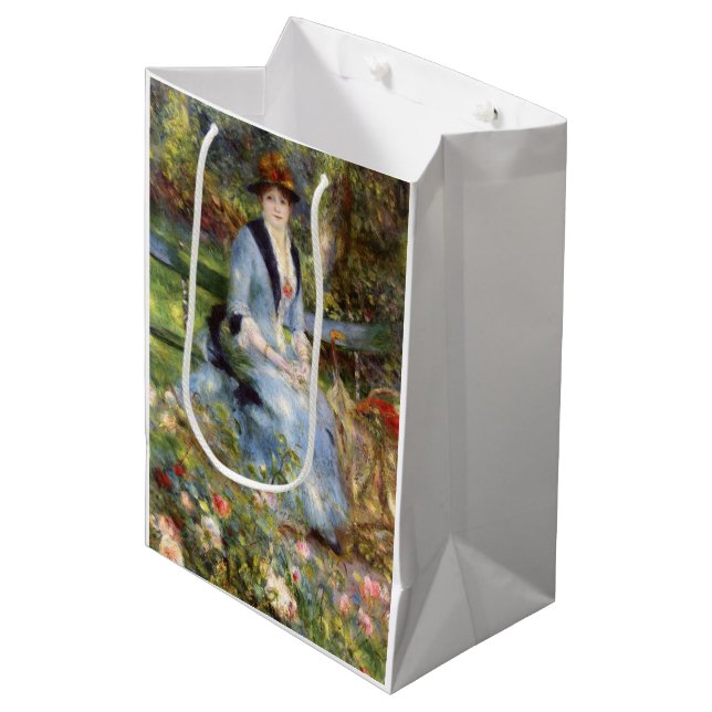 Pierre-Auguste Renoir - Dans les Roses    Medium Gift Bag (Front Angled)