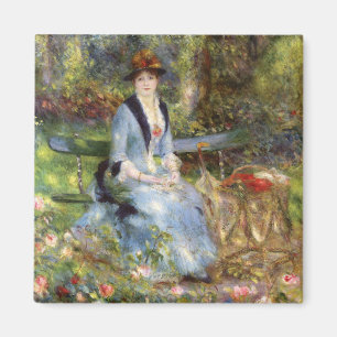 Pierre-Auguste Renoir - Dans les Roses P Magnet