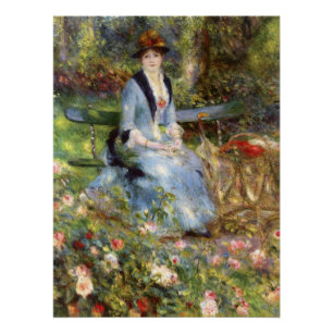 Pierre-Auguste Renoir - Dans les Roses Poster
