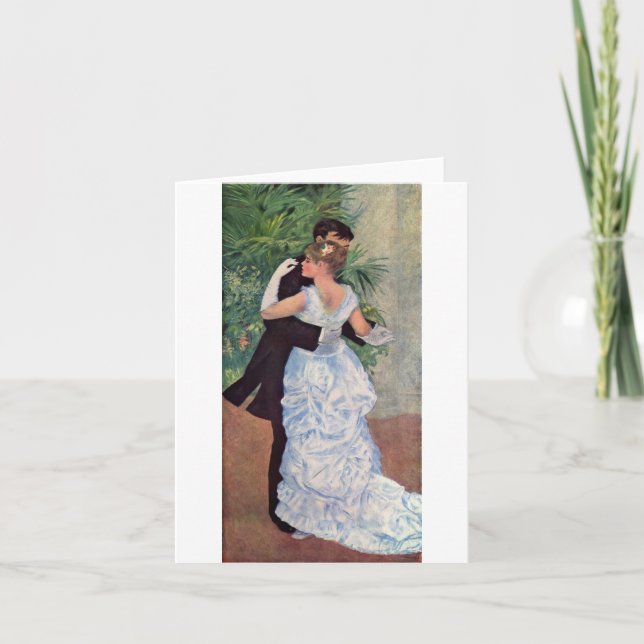 Pierre-Auguste Renoir - Danse à la ville (1883) Card (Front)