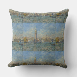 Pierre Auguste Renoir Doges Palace Venice Italy Throw Pillow