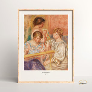 Pierre-Auguste Renoir Embroiderers Art Print