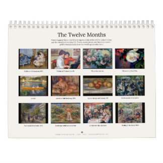 Pierre-Auguste Renoir Fine Art Wall Calendar